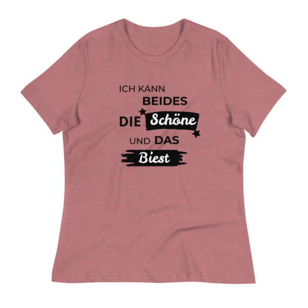 Damen-T-Shirt “Ich kann Beides: Die Schöne & das Biest”